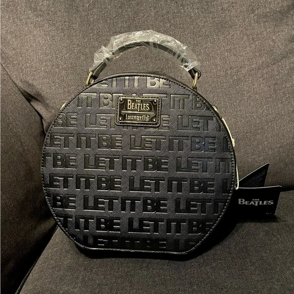 Loungefly The Beatles vinyl record crossbody & wallet - Picture 4 of 12